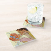 Love-Struck Glazen Onderzetter (Schuin)