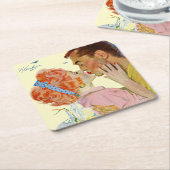 Love-Struck Kartonnen Onderzetters (Schuin)