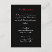 Love Struck Las Vegas Bruiloft Extra Info Kaart (Voorkant)