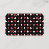 Love Struck Las Vegas Fill-In Naam Tafelnummer Plaatskaartje (Achterkant)