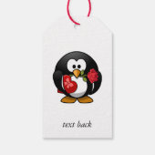 Love Struck Penguin with Valentijn Gifts Cadeaulabel (Achterkant)