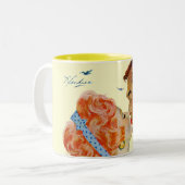 Love-Struck Tweekleurige Koffiemok (Voorkant links)