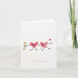 Love Struck Valentine's Day Card Bedankkaart