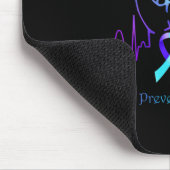 Love Suicide Prevention Awareness Ribbon Support Muismat (Hoek)