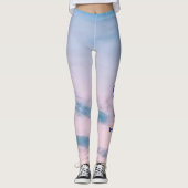 Love Summer Blue Yoga Pants, Leggings (Voorkant)