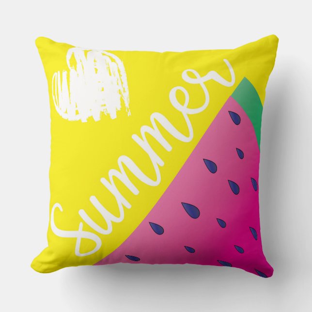 Love Summer Modern Trendy Fun design Kussen (Voorkant)