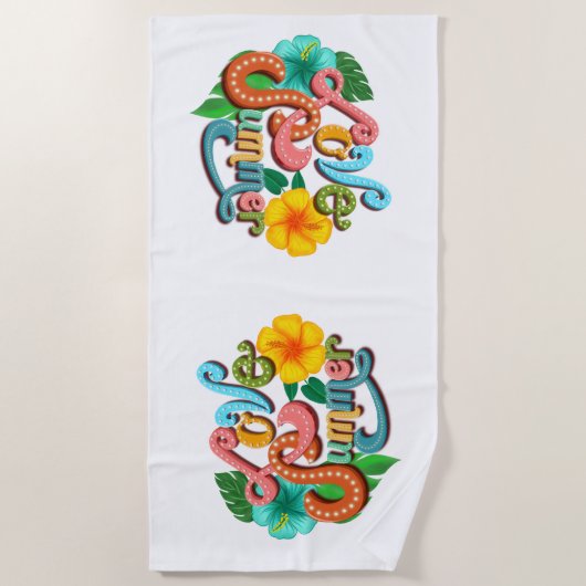 Love Summer Strandlaken (Voorkant)