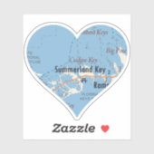 Love Summerland Key Florida Sticker (Vel)