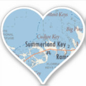 Love Summerland Key Florida Sticker (Voorkant)