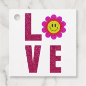 Love Sunflower Bedankjes Labels (Voorkant)