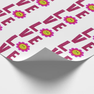 Love Sunflower Cadeaupapier