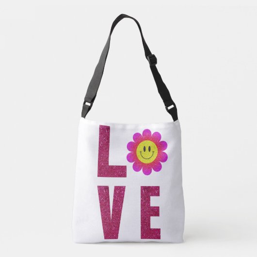 Love Sunflower Crossbody Tas (Achterkant)