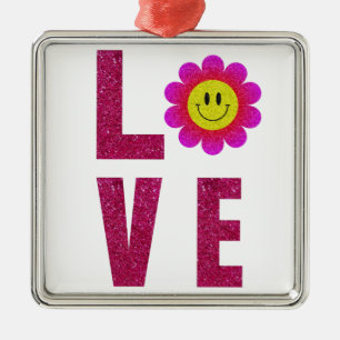Love Sunflower Metalen Ornament