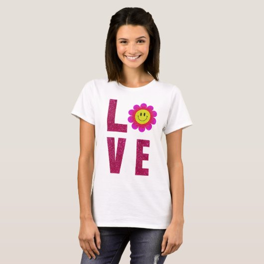 Love Sunflower T-shirt (Voorkant volledig)