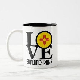 LOVE Sunland Park 11oz Tweekleurige Koffiemok