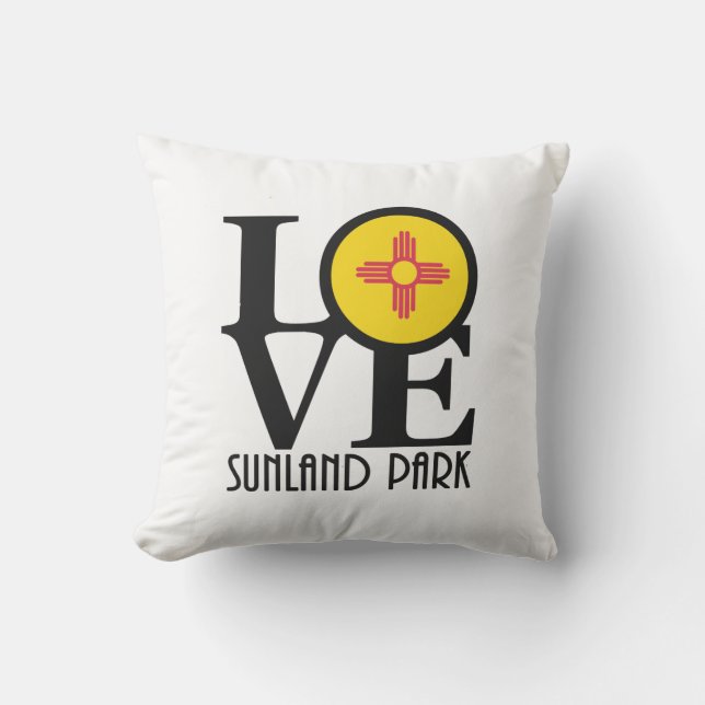 LOVE Sunland Park New Mexico Buitenkussen (Voorkant)