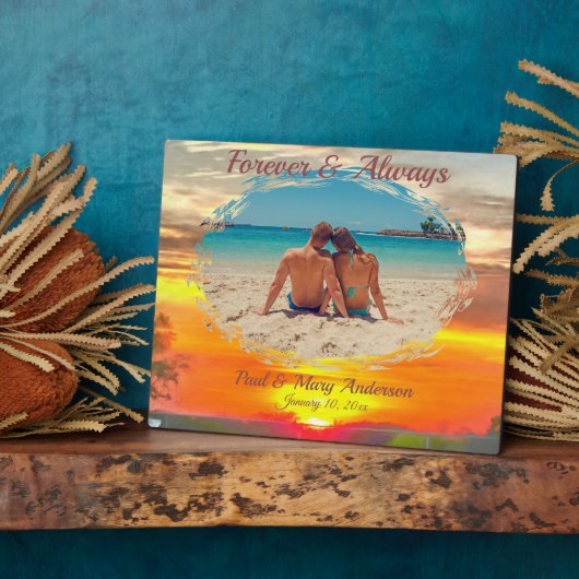 Love Sunset 2295 Fotoplaat (Zijkant)