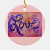 Love Sunset Twilight Ornament Art (Voorkant)