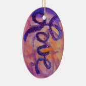 Love Sunset Twilight Painting Ornament (Rechts)