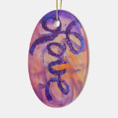 Love Sunset Twilight Painting Ornament (Links)