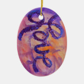 Love Sunset Twilight Painting Ornament (Voorkant)