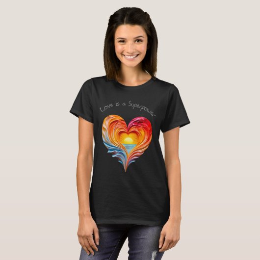 Love Superpower 03 T-shirt (Voorkant volledig)
