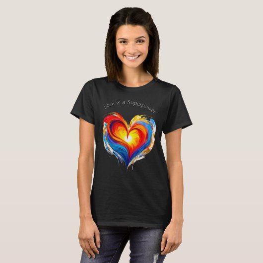 Love Superpower 04 T-shirt (Voorkant volledig)