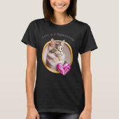 Love Superpower Cat 01 T-shirt (Voorkant)