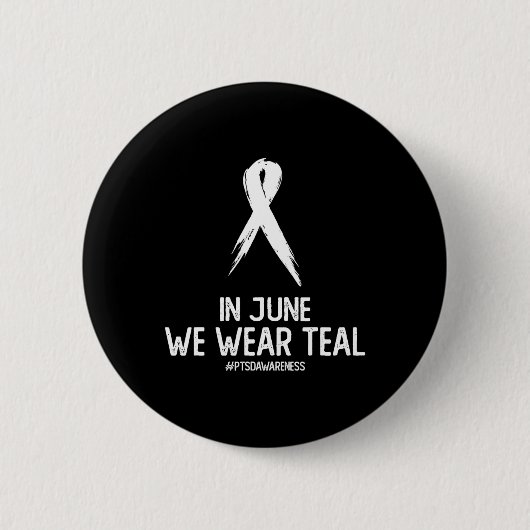 Love Support PTSS Post Traumatische Stress Stoorni Ronde Button 5,7 Cm (Voorkant)
