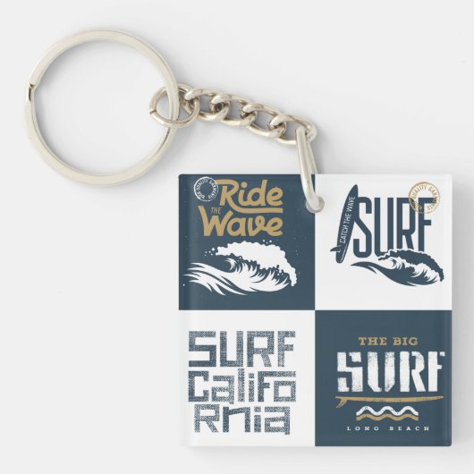 Love Surfing Sleutelhanger (Voorkant)