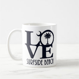 LOVE Surfside Beach SC 11oz Koffiemok