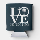 LOVE Surfside Beach SC Blikjeskoeler (Achterkant)