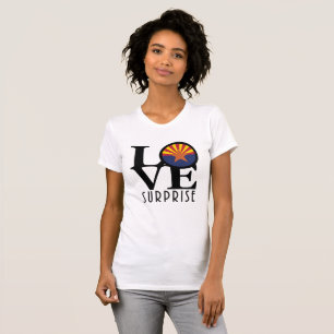 LOVE Surprise Arizona (voorafdruk) T-shirt