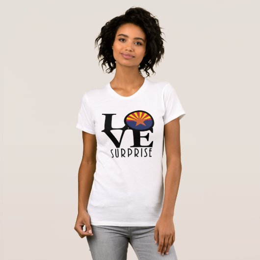 LOVE Surprise Arizona (voorafdruk) T-shirt (Voorkant volledig)