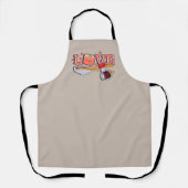 Love Sushi Food Apron Schort (Voorkant)