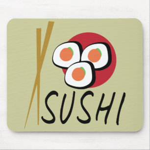 Love Sushi Organic Planet Muismatten