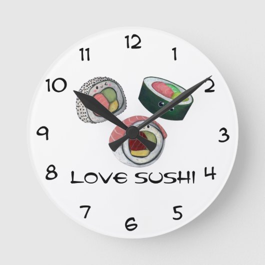 Love Sushi Ronde Klok (Voorkant)