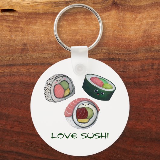 Love Sushi Sleutelhanger (Voorkant)