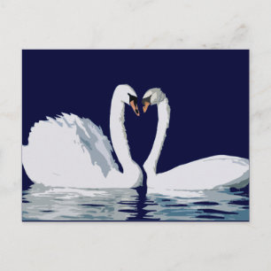 Love Swans Briefkaart
