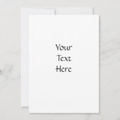 Love Swans Invitation Kaart (Achterkant)