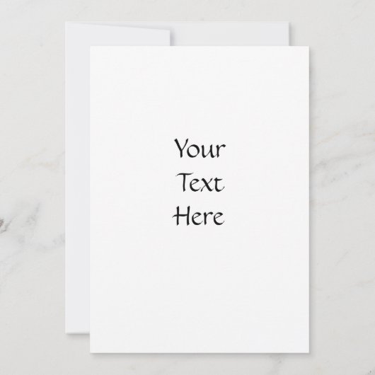 Love Swans Invitation Kaart (Achterkant)