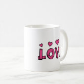 Love Sweatshirt Koffiemok (Voorkant rechts)