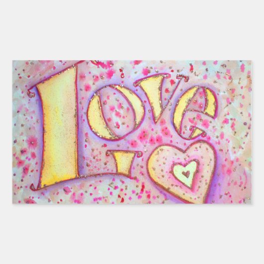 Love Sweet Pink Sticker (Voorkant)