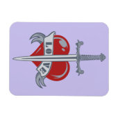 Love Sword custom magnet Magneet (Horizontaal)