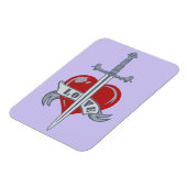 Love Sword custom magnet Magneet (Linkerzijde)