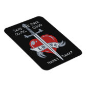 Love Sword custom magnet Magneet (Rechterzijde)