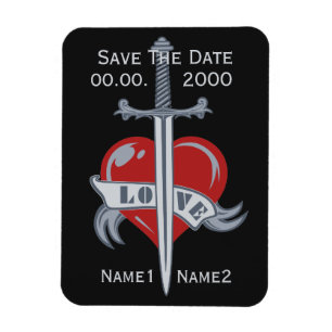 Love Sword custom magnet Magneet