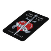 Love Sword custom magnet Magneet (Linkerzijde)