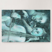Love Symphony - Duet - Art Painting Jigzaag Puzzle Legpuzzel (Horizontaal)