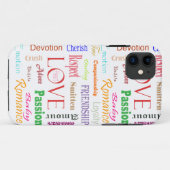 Love Synonyms by Shirley Taylor Case-Mate iPhone Case (Achterkant (horizontaal))